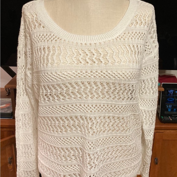Women’s 1x ivory sweater - Picture 1 of 6